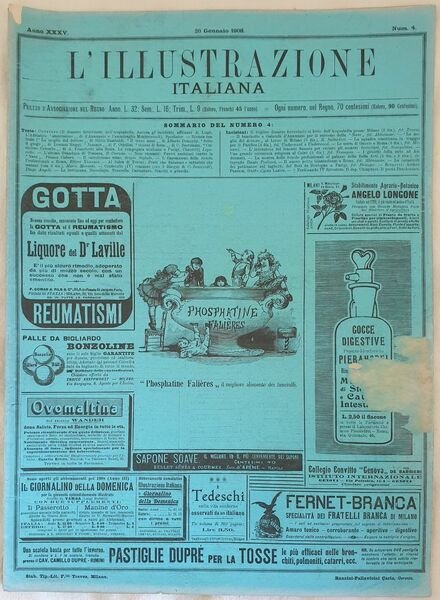 L'ILLUSTRAZIONE ITALIANA ANNO VI - N. 4 - 20 GENNAIO …