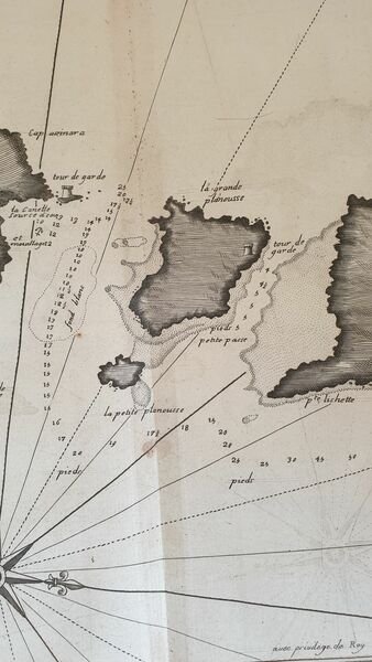 PLAN DU PASSAGE ENTRE L'ISLE AZINARA ET LE CAP AZINARA …