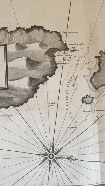 PLAN DU PASSAGE ENTRE L'ISLE AZINARA ET LE CAP AZINARA …