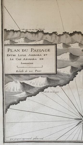 PLAN DU PASSAGE ENTRE L'ISLE AZINARA ET LE CAP AZINARA …