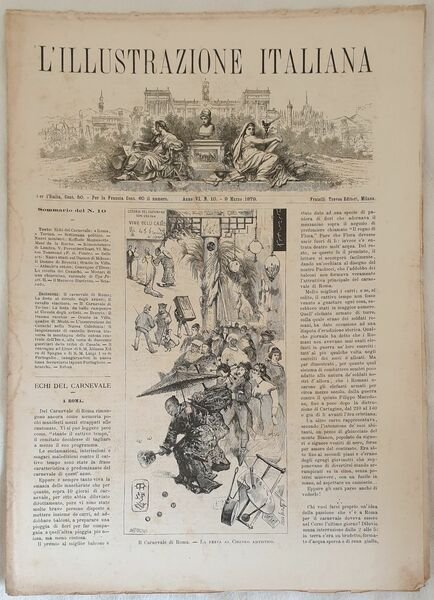 L'ILLUSTRAZIONE ITALIANA 9 MARZO 1879