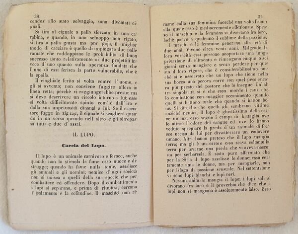 MANUALE DEL CACCIATORE RACCOLTA DI PRECETTI E REGOLE RELATIVE ALLA …