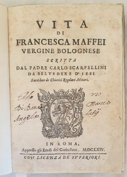 VITA DI FRANCESCA MAFFEI VERGINE BOLOGNESE