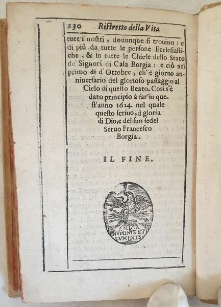 RISTRETTO DELLA VITA DEL SANTO FRANCESCO BORGIA PRIMA DUCA DI …