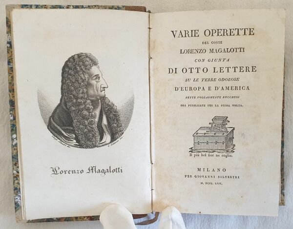 VARIE OPERETTE DEL CONTE LORENZO MAGALOTTI CON GIUNTA DI OTTO …