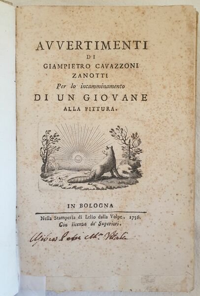 AVVERTIMENTI DI GIAMPIETRO CAVAZZONI ZANOTTI PER LO INCAMMINAMENTO DI UN …