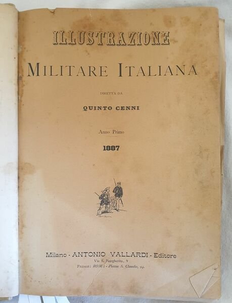 L'ILLUSTRAZIONE MILITARE ITALIANA 1887-1888-1889