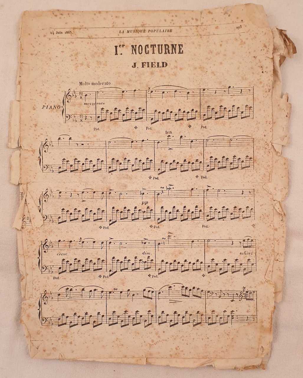 1ER NOCTURNE - LES DENTELLES DE BRUXELLES - CHANSONNETTE