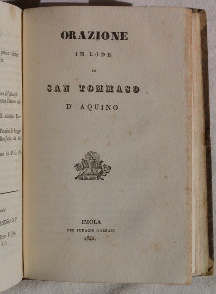 DIECI ORAZIONI DI TRE ELOQUENTISSIMI PADRI GRECI VOLGARIZZATE DA GIAN …