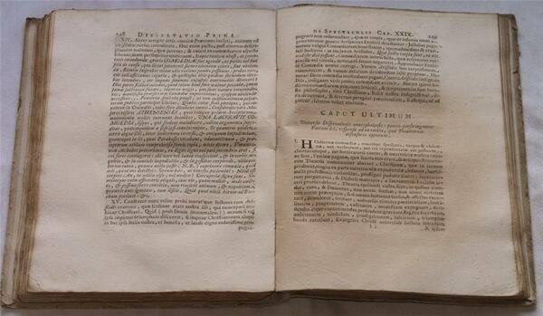 DE SPECTACULIS THEATRALIBUS CHRISTIANO CUIQUE TUM LAICO, TUM CLERICO CETITIS