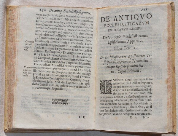 DE ANTIQUO ECCLESIASTICARUM EPISTOLARUM GENERE