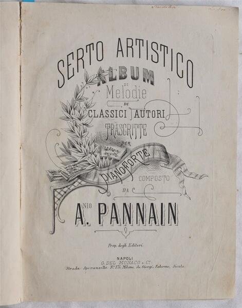 RACCOLTA 13 SPARTITI PER PIANOFORTE FINE OTTOCENTO