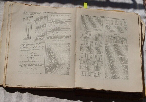 BULLETTINO METEOROLOGICO DELL'OSSERVATORIO DEL COLLEGIO ROMANO CON CORRISPONDENZA E BIBLIOGRAFIA …