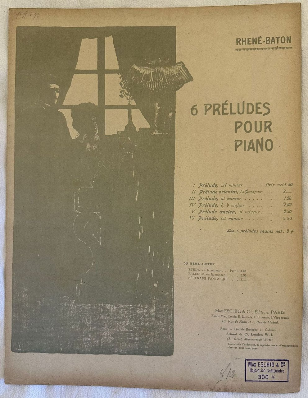 6 PRELUDES POUR PIANO II PRELUDE ORIENTAL | Immagine principale