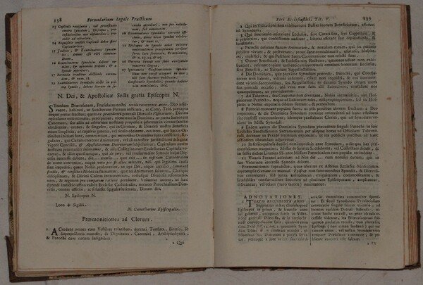 FORMULARIUM LEGALE PRACTICUM FORI ECCLESIASTICI IN QUO FORMULAE EXPEDITIONUM USUFREQUENTIUM …