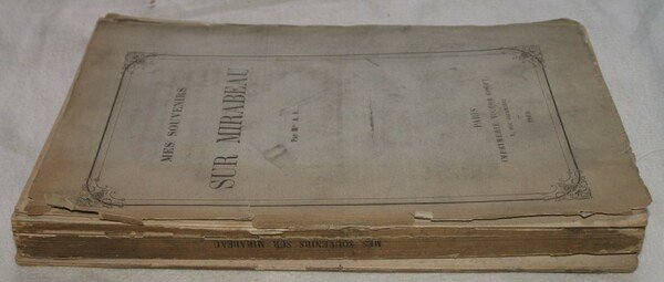 MES SOUVENIRS SUR MIRABEAU