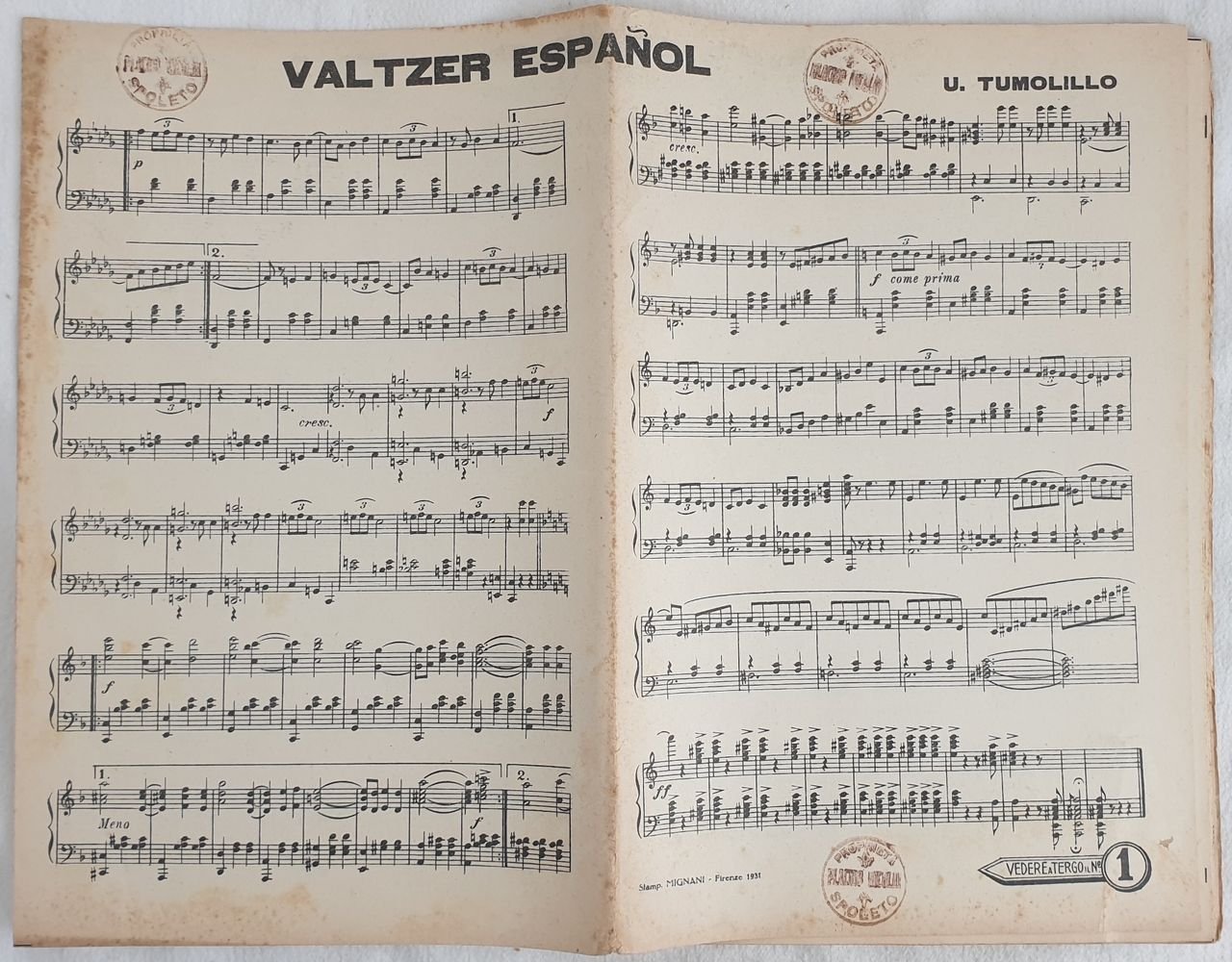 ADULADOR VALTZER ESPANOL - SOGNO DI BAMBOLA VALSE LENTO