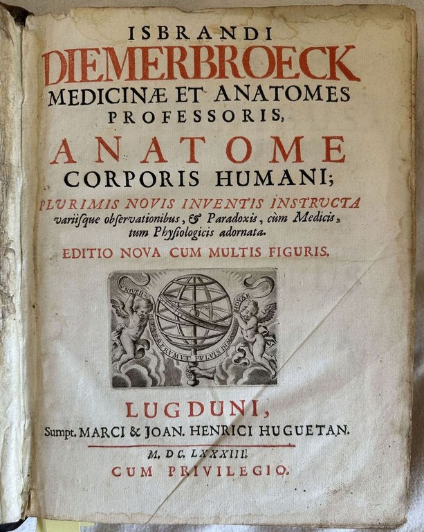ANATOME CORPORIS HUMANI PLURIMIS NOVIS INVENTIS INSTRUCTA VARIISQUE OBSERVATIONIBUS & …