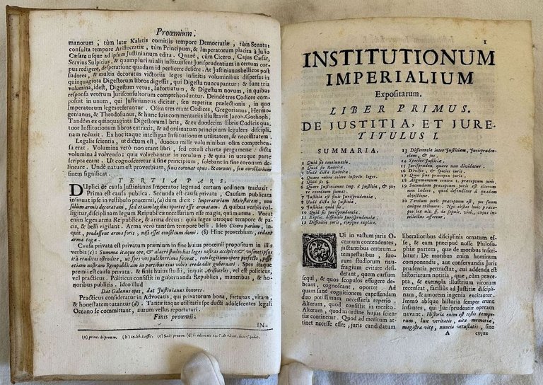 AURORA LEGALIS SEU PRAELECTIONES QUOTUOR LIBRORUM INSTITUTIONUM JURIS CIVILIS | Immagine Gallery 3
