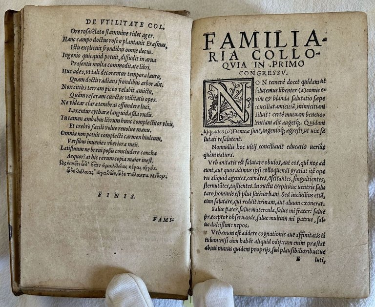 B. ERASMI ROTERODAMI FAMILIARIUM COLLOQUIORUM OPUS UT POSTREMUM A FROBENIO