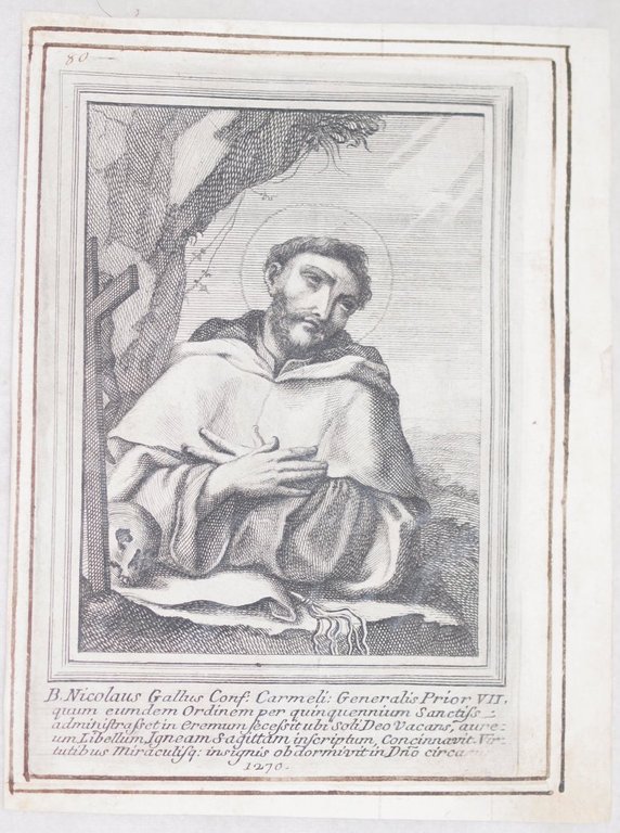 B. NICOLAUS GALLUS CONF. CARMELI. GENERALIS PRIOR VII