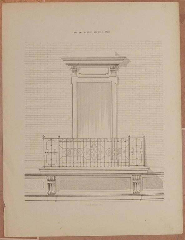 BALCONE IN STILE DEL XVI SECOLO | Immagine Gallery 2