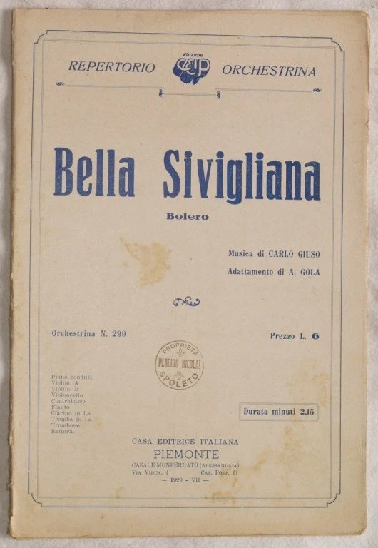 BELLA SIVIGLIANA