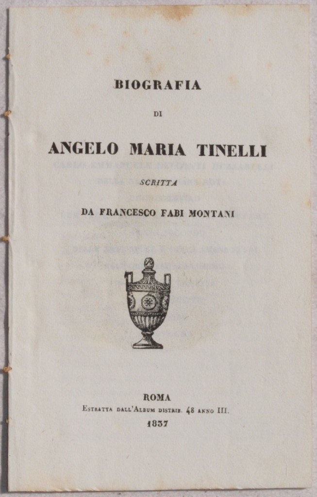 BIOGRAFIA DI ANGELO MARIA TINELLI