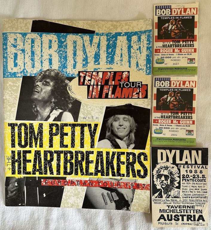 BOB DYLAN TEMPLES IN FLAME 1 OTTOBRE 1987