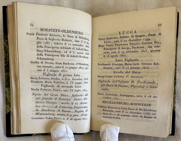 CALENDARIO DI CORTE PER L'ANNO 1832
