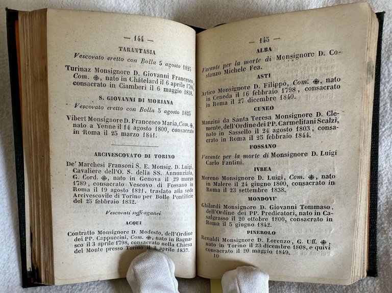 CALENDARIO REALE PER L'ANNO 1859