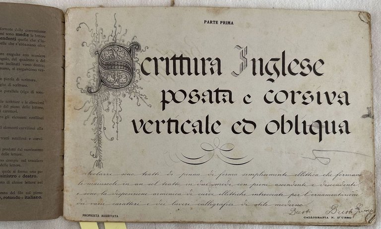 CALLIGRAFIA MODERNA AD USO DELLE SCUOLE MEDIE E CULTORI DI …