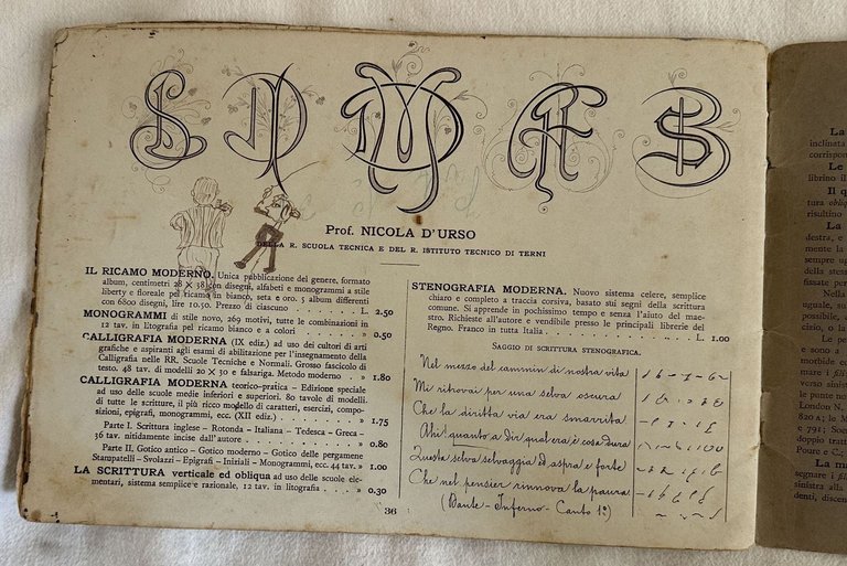 CALLIGRAFIA MODERNA AD USO DELLE SCUOLE MEDIE E CULTORI DI …