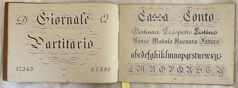CALLIGRAFIA MODERNA AD USO DELLE SCUOLE MEDIE E CULTORI DI …