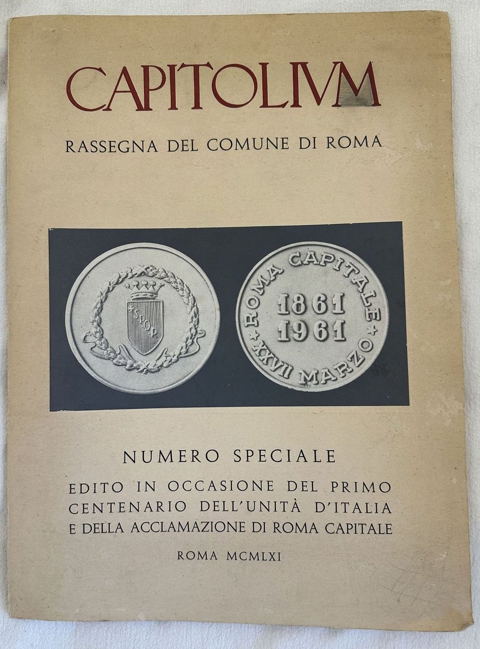 CAPITOLIUM RASSEGNA DEL COMUNE DI ROMA NUMERO SPECIALE
