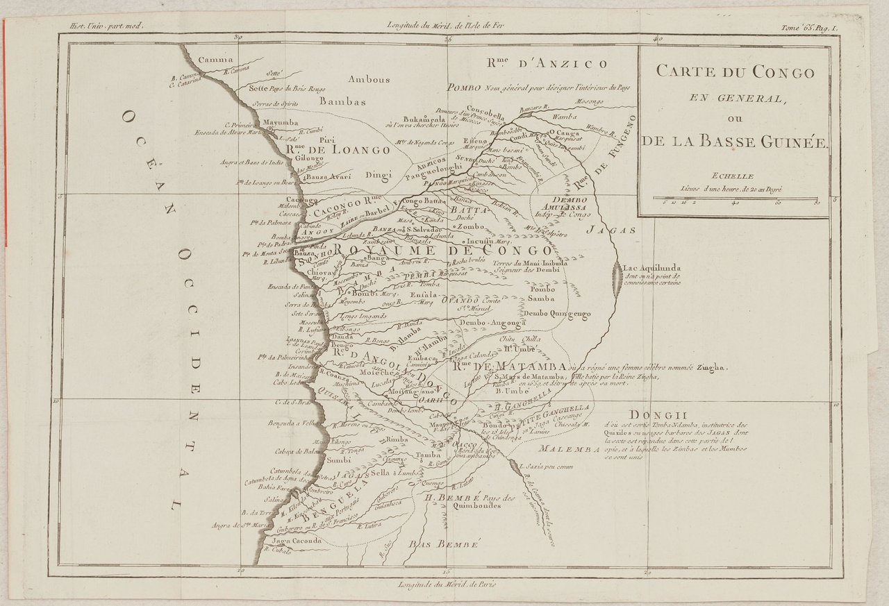 CARTE DU CONGO EN GENERAL OU DE LA BASSE GUINEE