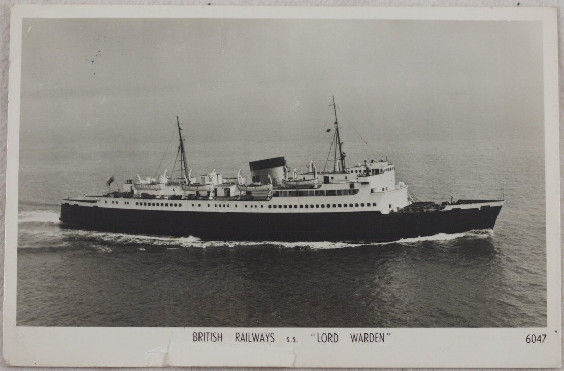CARTOLINA BRITISH RAILWAYS "LORD WARDEN"