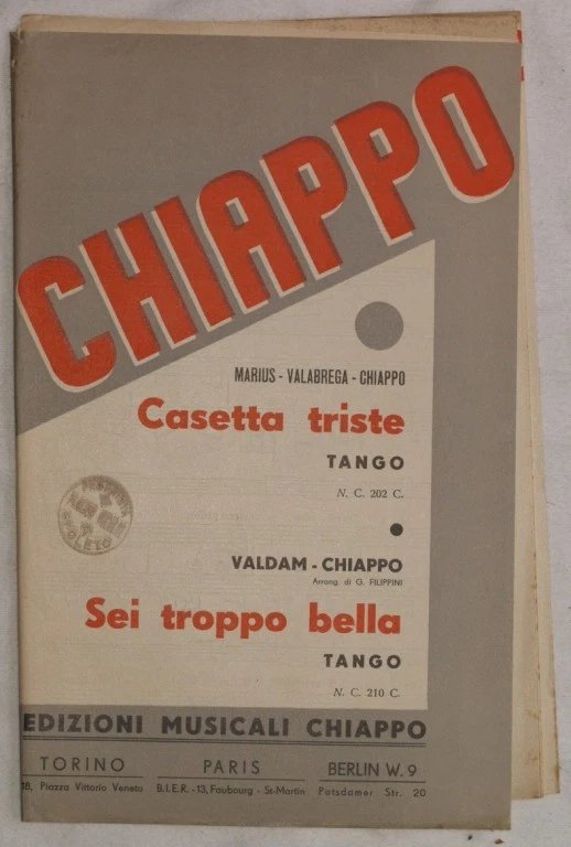 CASETTA TRISTE - SEI TROPPO BELLA | Immagine principale