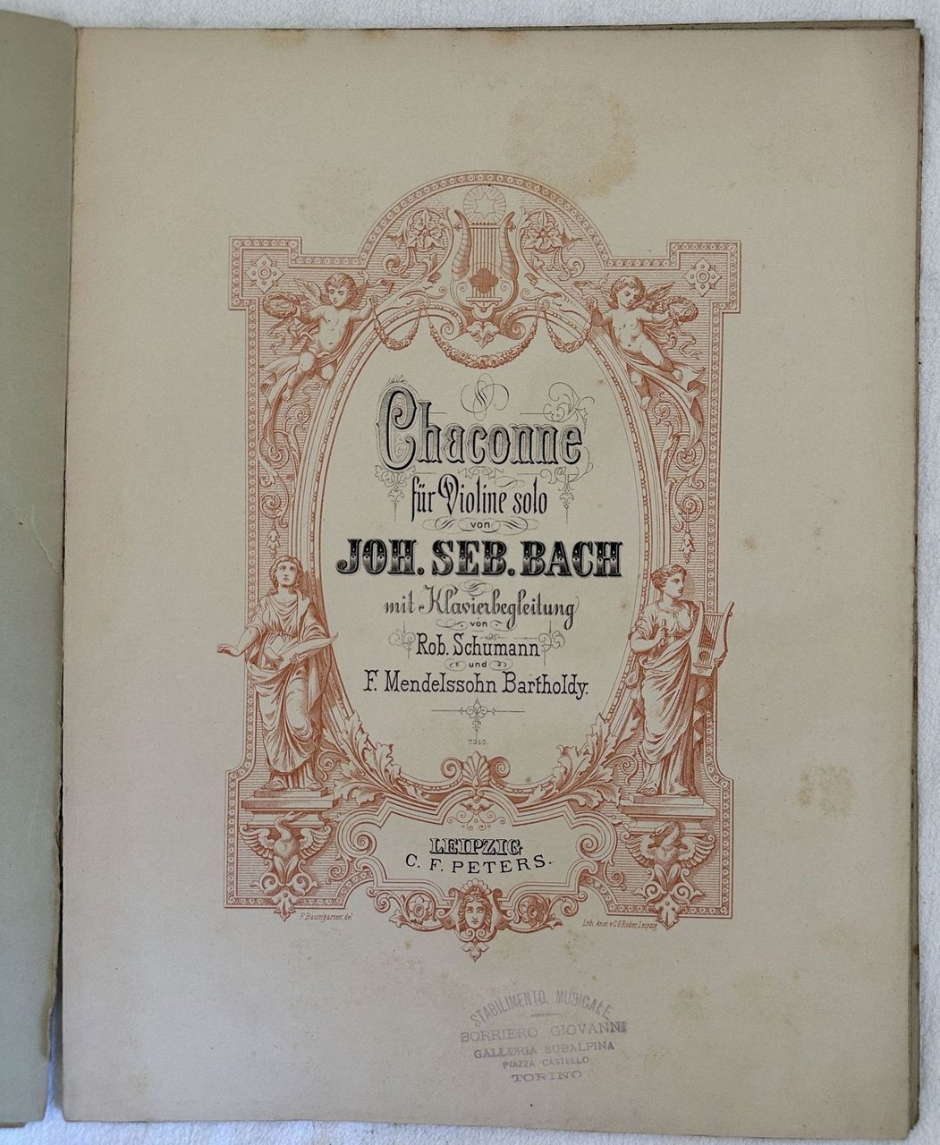 CHACONNE FUR VIOLINE SOLO