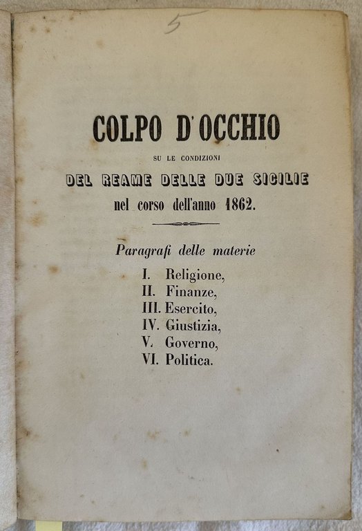 COLPO D'OCCHIO SU LE CONDIZIONI DEL REAME DELLE DUE SICILIE … | Immagine Gallery 2