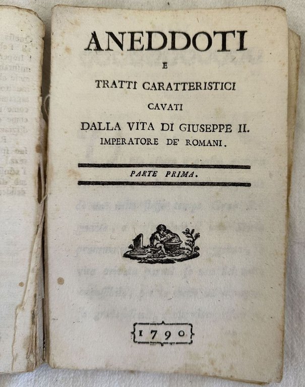 COMPENDIO D'UNA DESCRIZIONE CARATTERISTICA DELLA VITA DI GIUSEPPE II IMPERATORE …