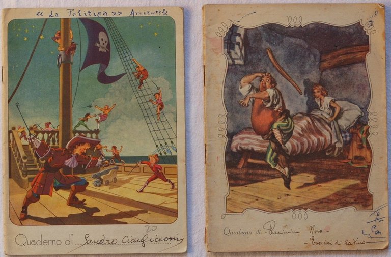 COPERTINE QUADERNO PETER E WENDY LA TAVOLA, L'ASINO E IL …