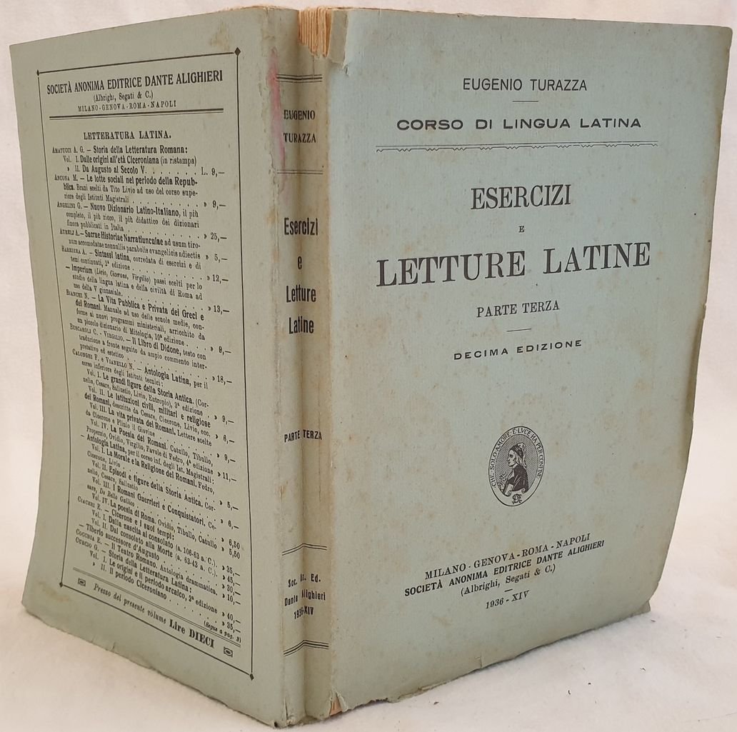 CORSO DI LINGUA LATINA ESERCIZI E LETTURE LATINE PARTE TERZA