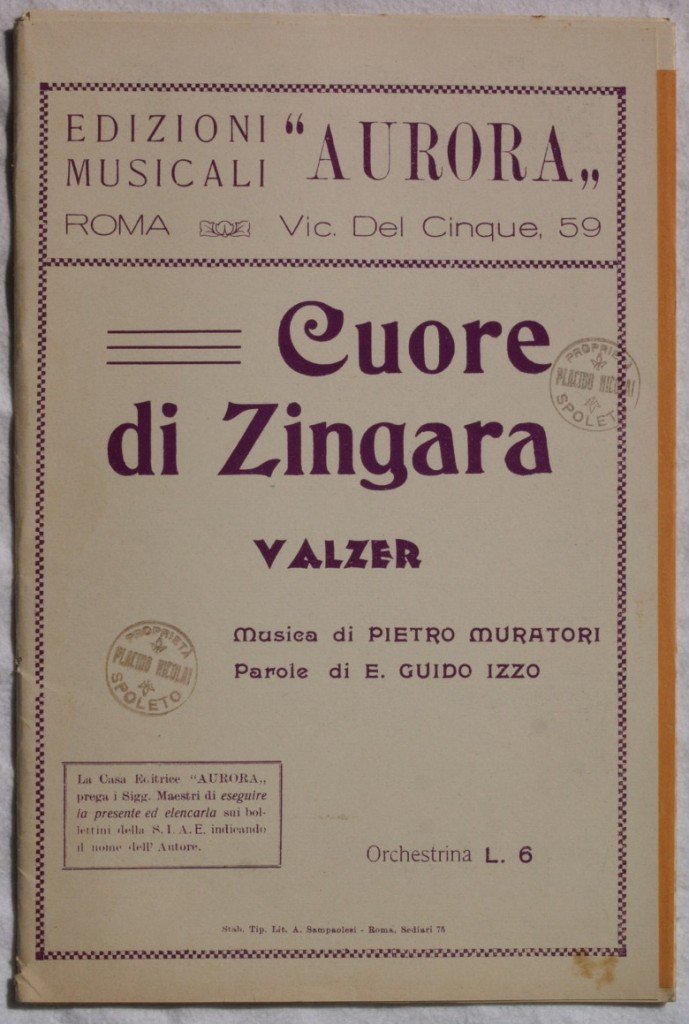 CUORE DI ZINGARA