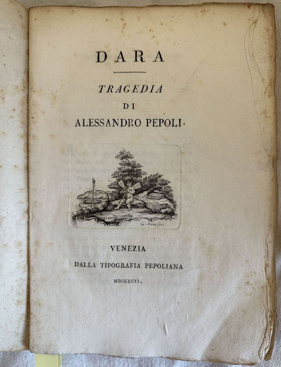 DARA TRAGEDIA DI ALESSANDRO PEPOLI