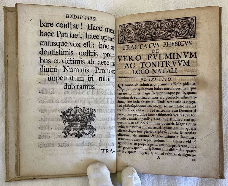 DE NATALIBUS FULMINUM TRACTATUS PHYSICUS ACCEDIT APPENDIX QUA LITTERAE ET …