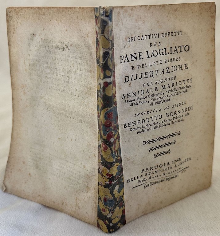 DEI CATTIVI EFFETTI DEL PANE LOGLIATO E DEI LORO RIMEDI …