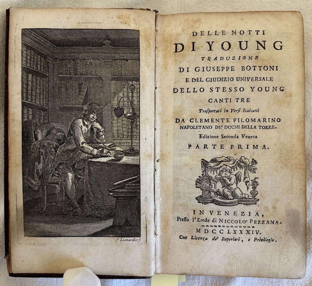 DELLE NOTTI DI YOUNG TRADUZIONE DI GIUSEPPE BOTTONI E DEL … | Immagine principale