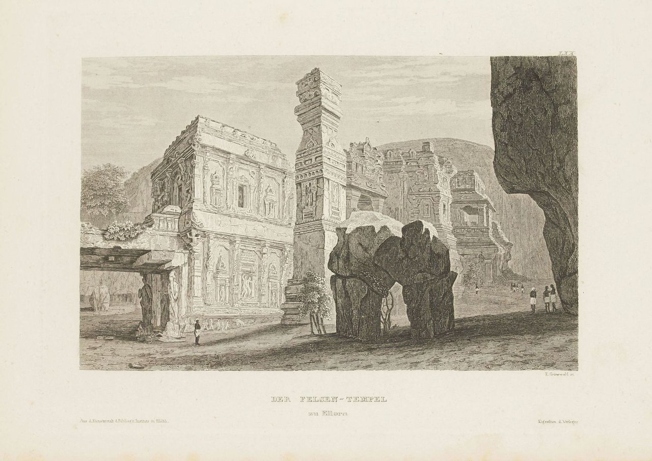 DER FELSEN TEMPEL ZU ELLORA