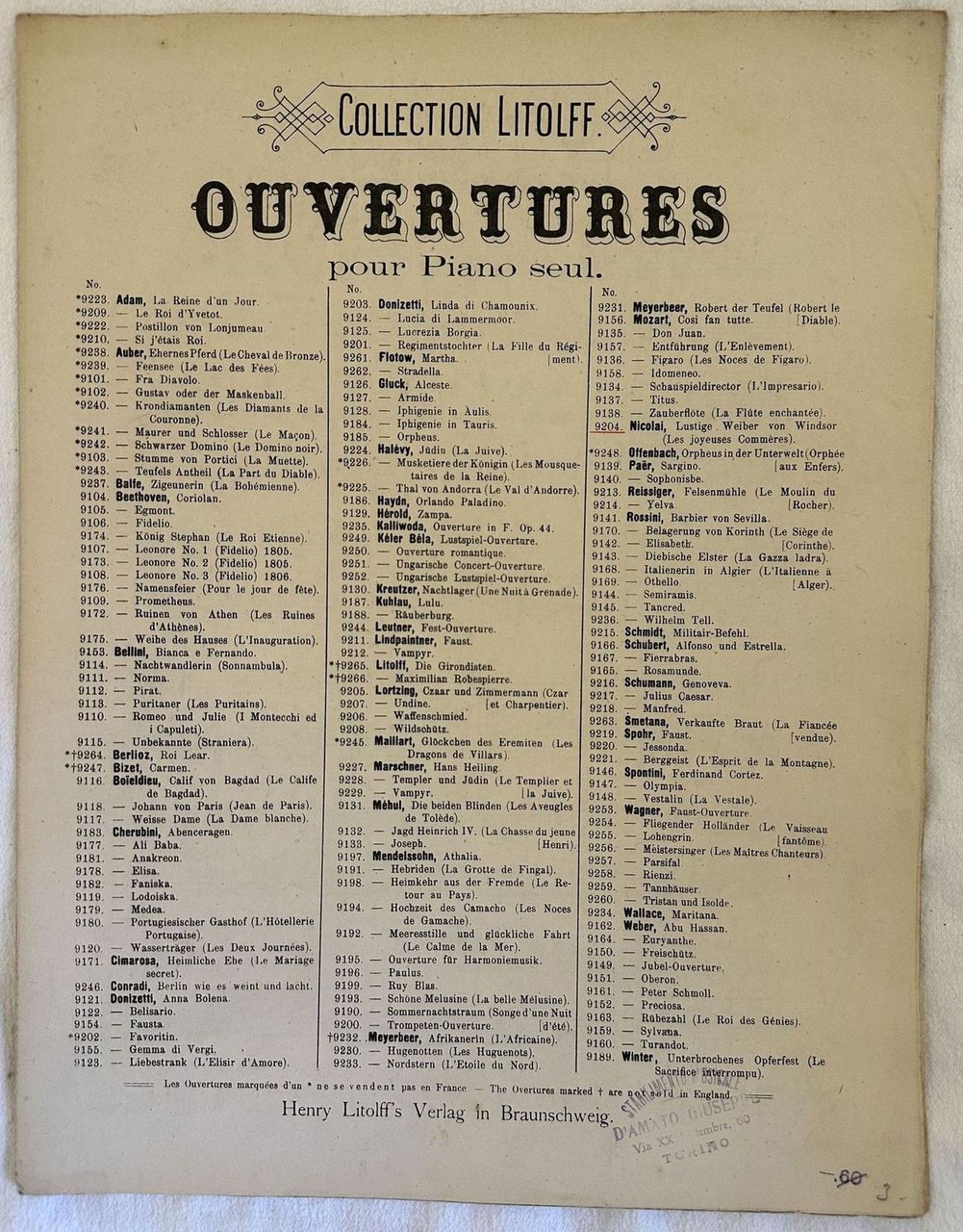 DIE LUSTIGEN WEIBER VON WINDSOR (LES JOYEUSE COMMERES DE WINDSOR